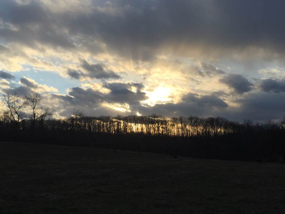 sun through clouds over field - washington county guide