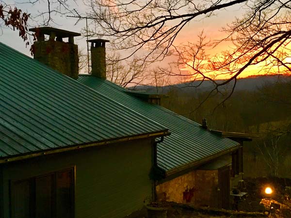 building roof at sunset - washington county guide