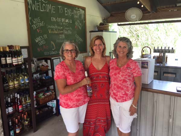 three women at winery - washington county guide